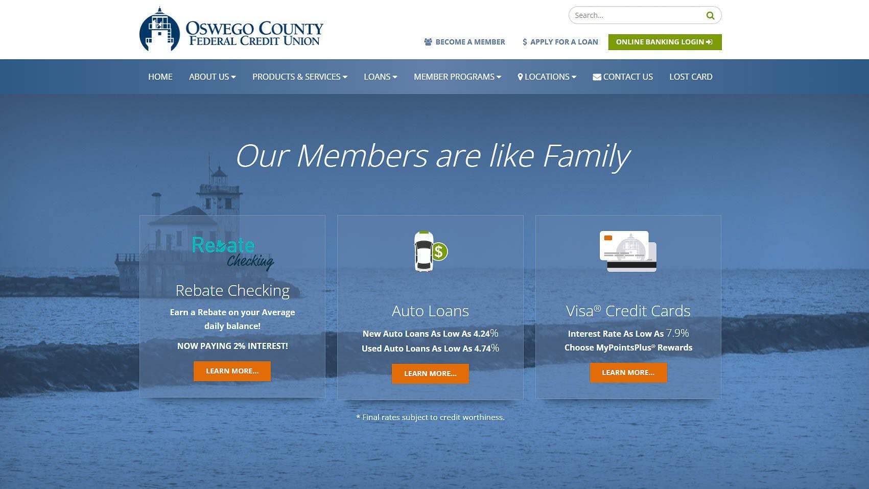 Federal Credit Union Website